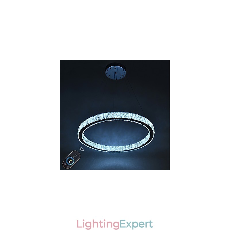 Dimmable Ring Indoo Ceiling Light Pendant Light Modern Chandelier Lighting Chandelier Lamp with Remote Control