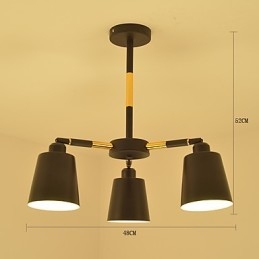 Pendant Light Traditional Classic Painting Feature for Mini Style Wood Bamboo