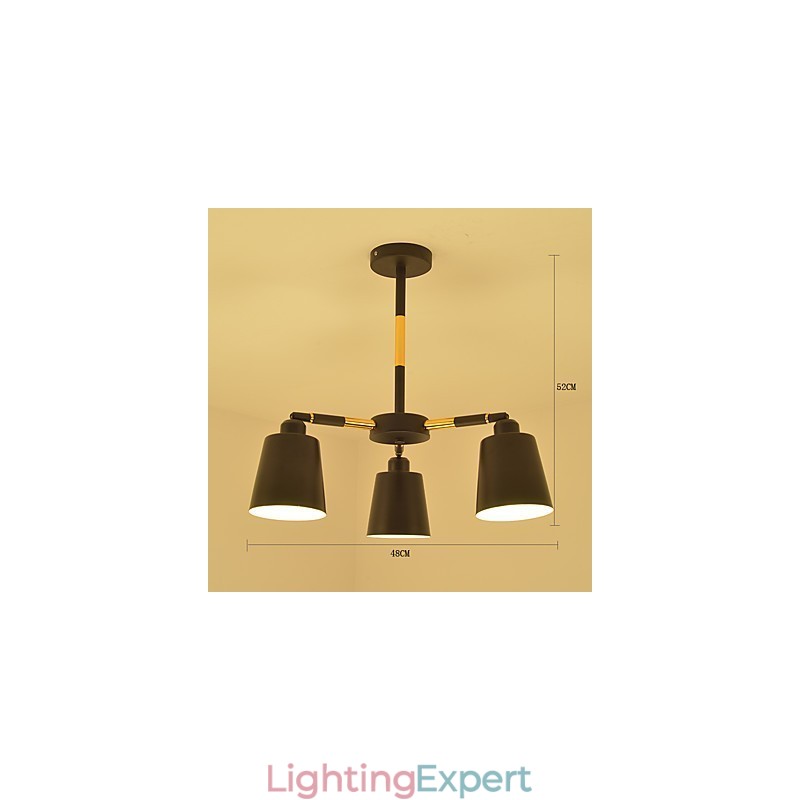 Pendant Light Traditional Classic Painting Feature for Mini Style Wood Bamboo
