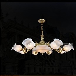 Chandelier Traditional Classic Vintage Retro Metal
