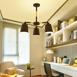 Pendant Light Traditional Classic Painting Feature for Mini Style Wood Bamboo