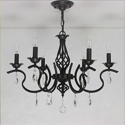 European Style Crystal Chandelier Dining Lights Simple Creative Candles Lamps And Lanterns Novelty Lightig