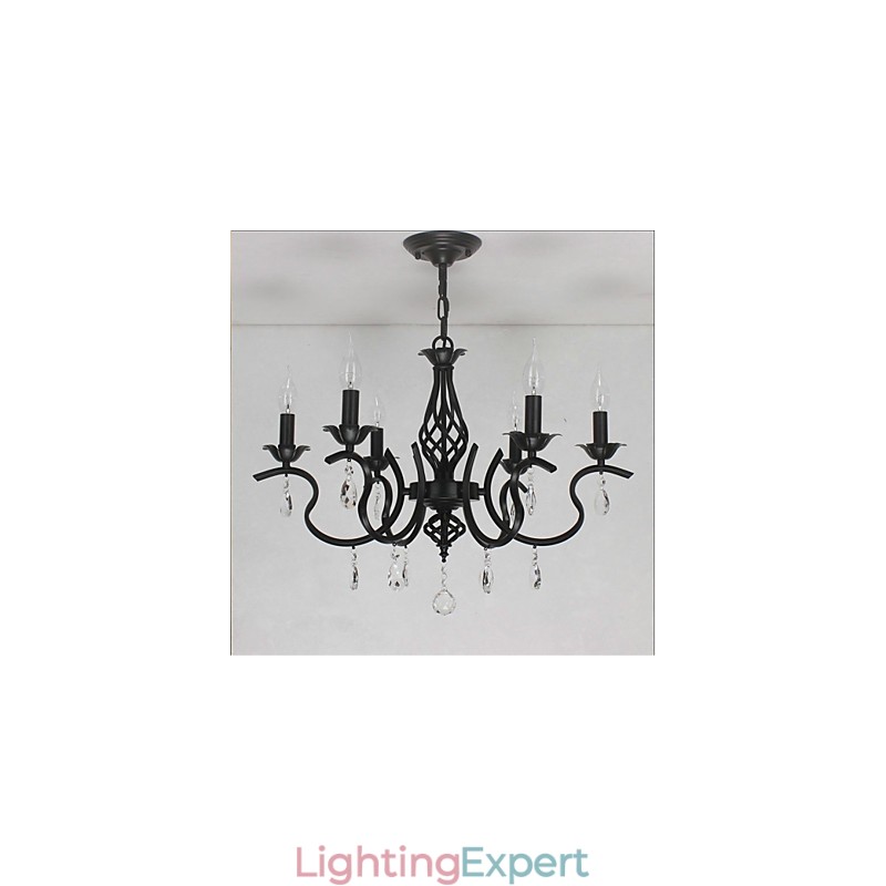 European Style Crystal Chandelier Dining Lights Simple Creative Candles Lamps And Lanterns Novelty Lightig