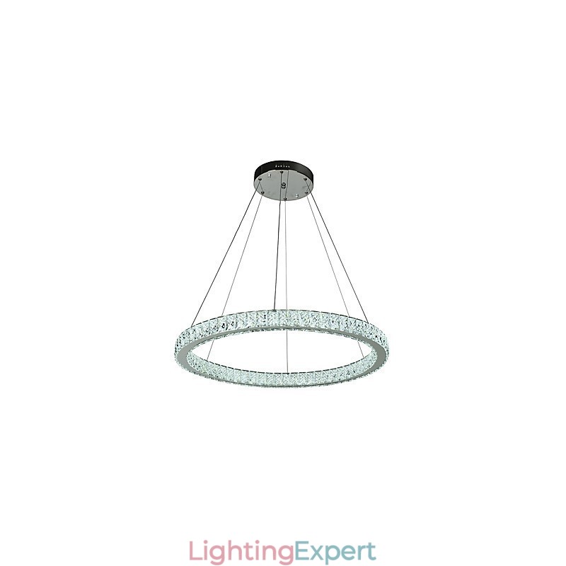Dimmable Ring Ceiling Light Pendant Light Modern Chandelier Lighting Indoor Lamp with Remote Control
