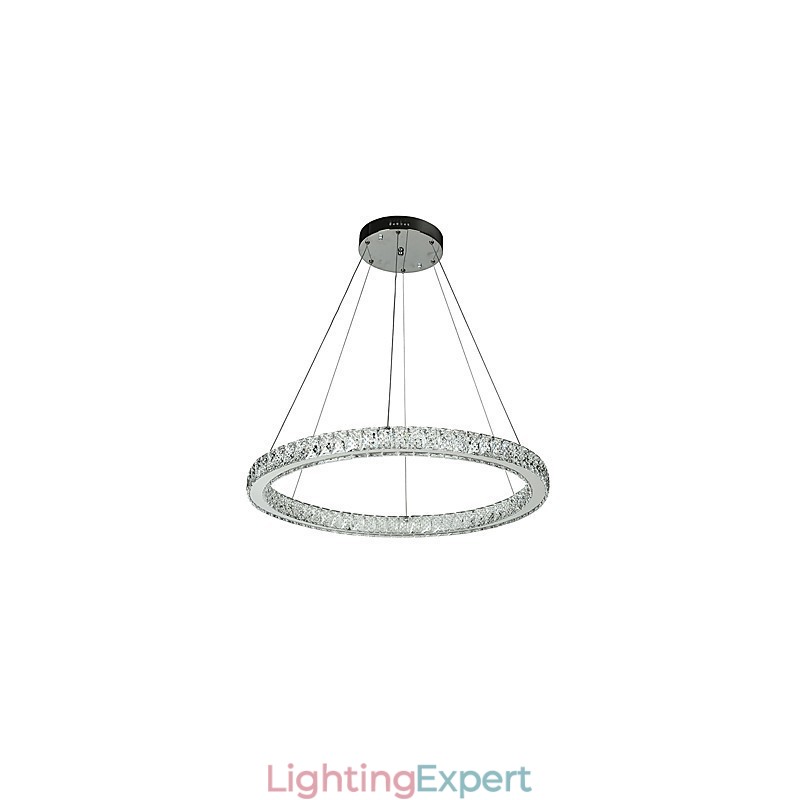 Dimmable Ring Ceiling Light Pendant Light Modern Chandelier Lighting Indoor Lamp with Remote Control