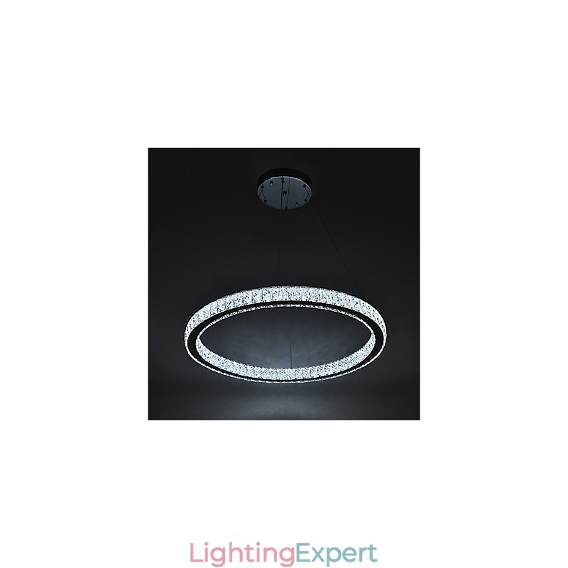 Dimmable Ring Ceiling Light Pendant Light Modern Chandelier Lighting Indoor Lamp with Remote Control