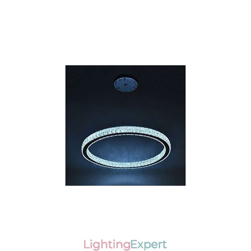 Dimmable Ring Ceiling Light Pendant Light Modern Chandelier Lighting Indoor Lamp with Remote Control