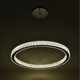 Dimmable Ring Ceiling Light Pendant Light Modern Chandelier Lighting Indoor Lamp with Remote Control