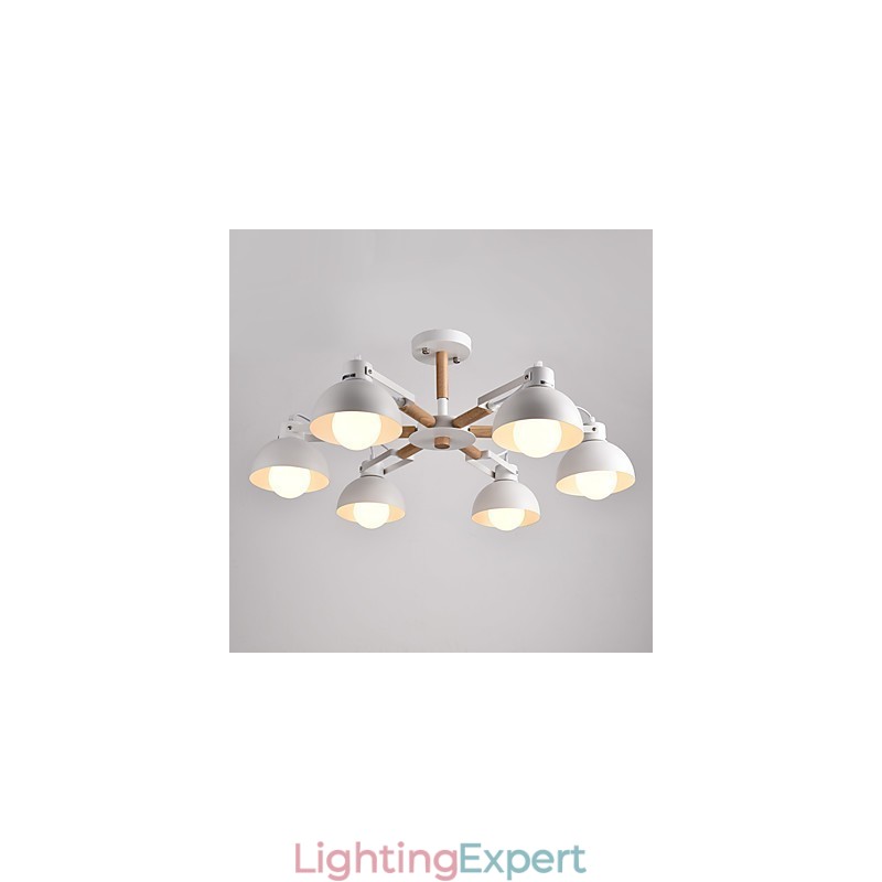 Traditional Classic Rustic Lodge Vintage Retro Painting Feature for Mini Style Metal Chandelier