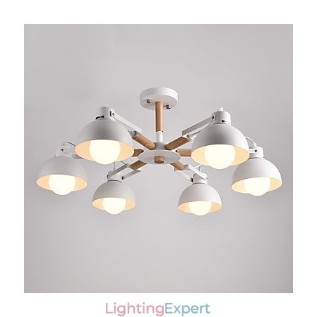 Traditional Classic Rustic Lodge Vintage Retro Painting Feature for Mini Style Metal Chandelier