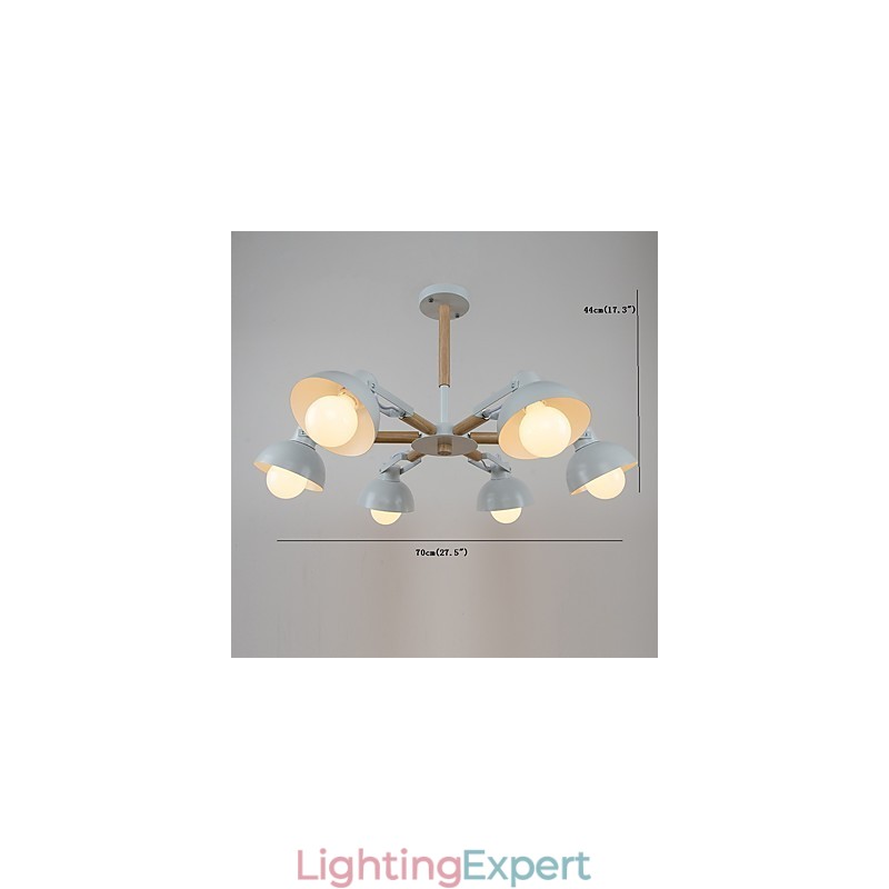 Traditional Classic Rustic Lodge Vintage Retro Painting Feature for Mini Style Metal Chandelier