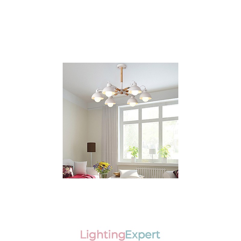 Traditional Classic Rustic Lodge Vintage Retro Painting Feature for Mini Style Metal Chandelier