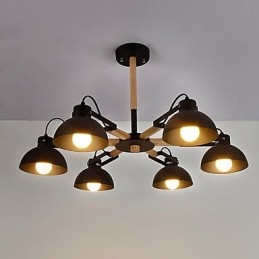 Traditional Classic Rustic Lodge Vintage Retro Painting Feature for Mini Style Metal Chandelier