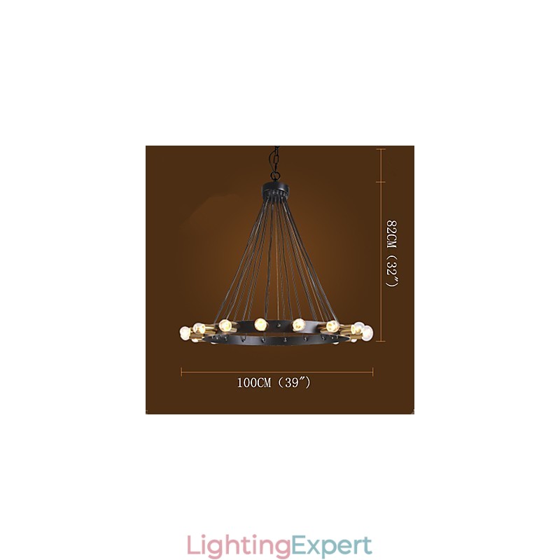 Nordic Creative Chandelier Retro Industria Penthouse