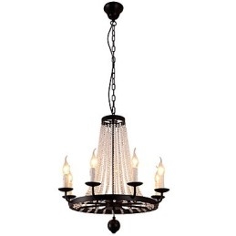 8 Lights Chandelier Modern Contemporary Traditional Classic Rustic Lodge Vintage Retro Lantern Drum Country Island Globe Bowl