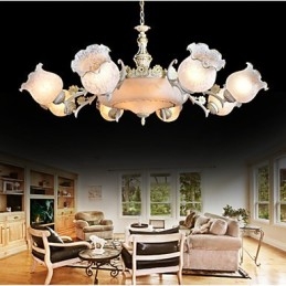 Chandelier Traditional Classic Vintage Retro Metal