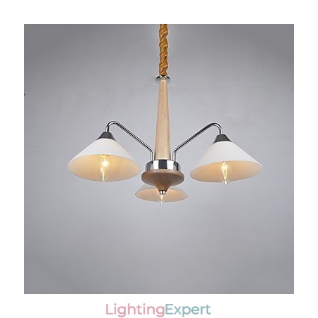 Modern Contemporary Country Electroplated Feature for Wood Bamboo Chandelier Modern Contemporary Country Electroplated Feature for Wood Bamboo Chandelier