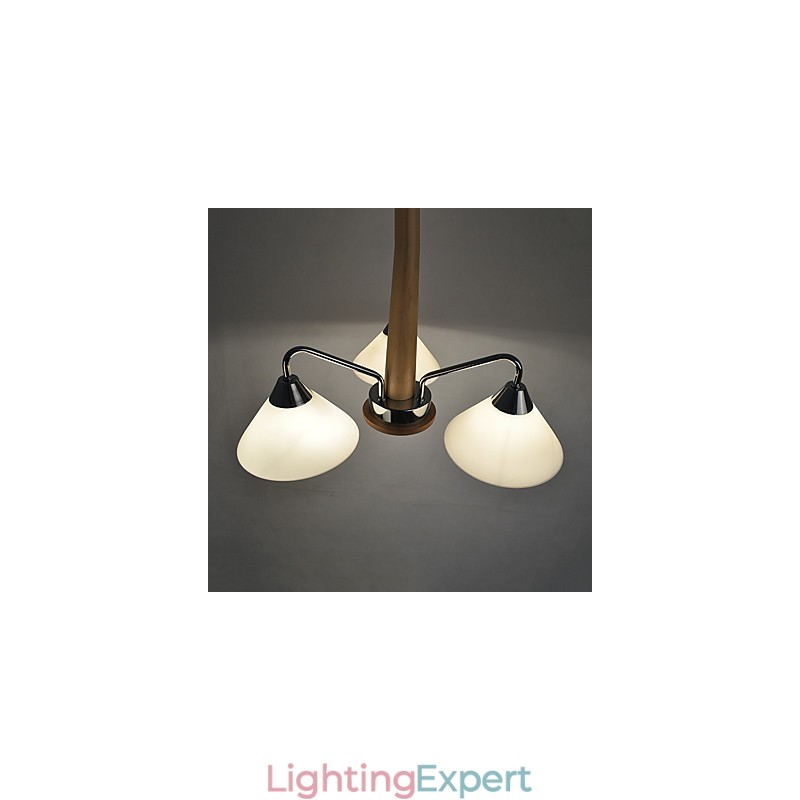 Modern Contemporary Country Electroplated Feature for Wood Bamboo Chandelier