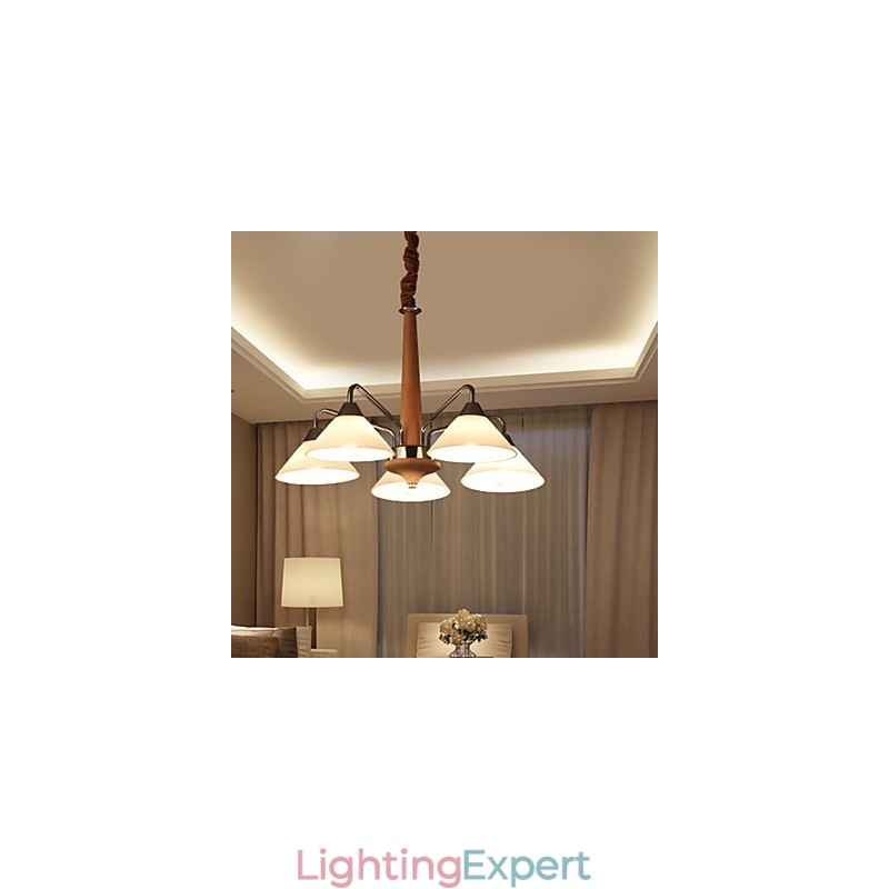 5 Light Modern Contemporary Chandelier for