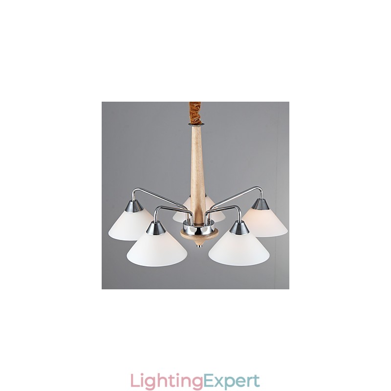5 Light Modern Contemporary Chandelier for