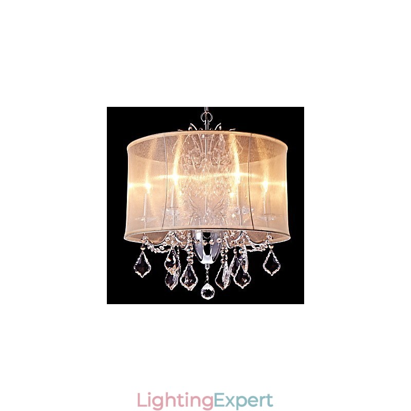 Modern Contemporary Traditional Classic Country Chrome Feature for Crystal Mini Style Designers Metal Chandelier