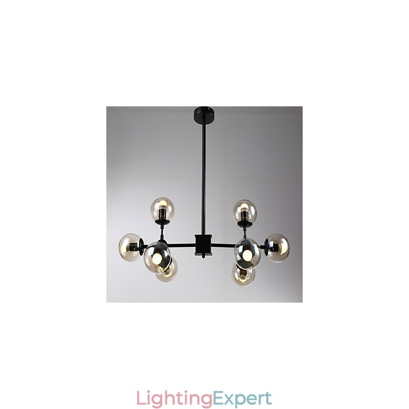 Traditional Classic Retro Painting Feature for Mini Style Metal Chandelier