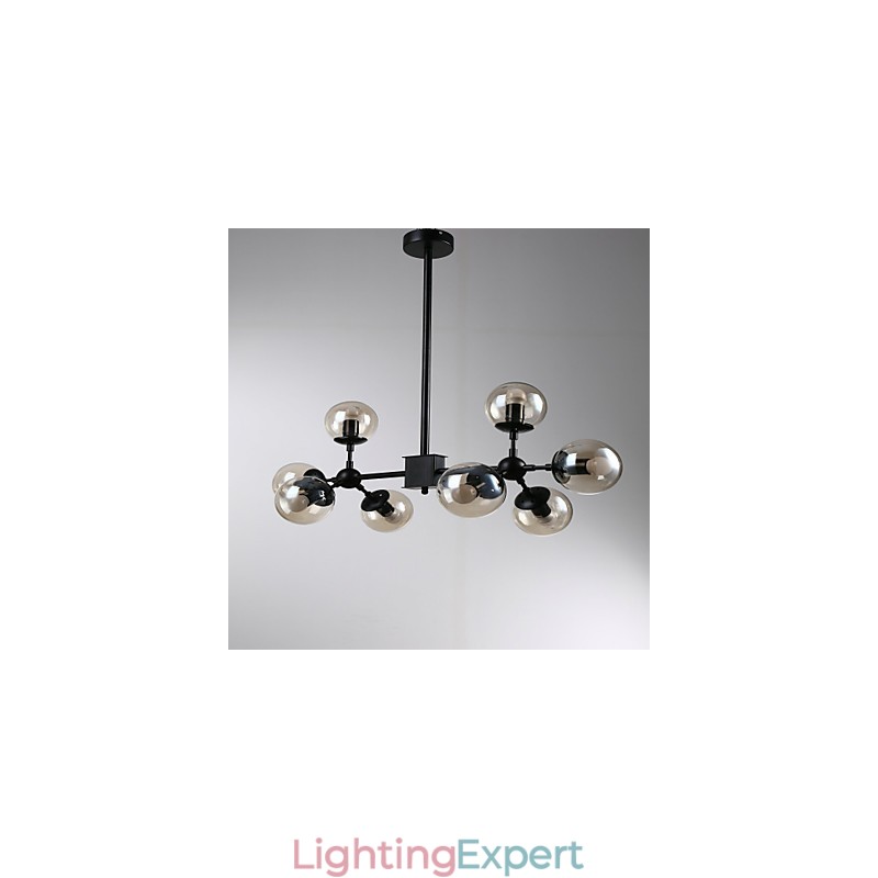 Traditional Classic Retro Painting Feature for Mini Style Metal Chandelier