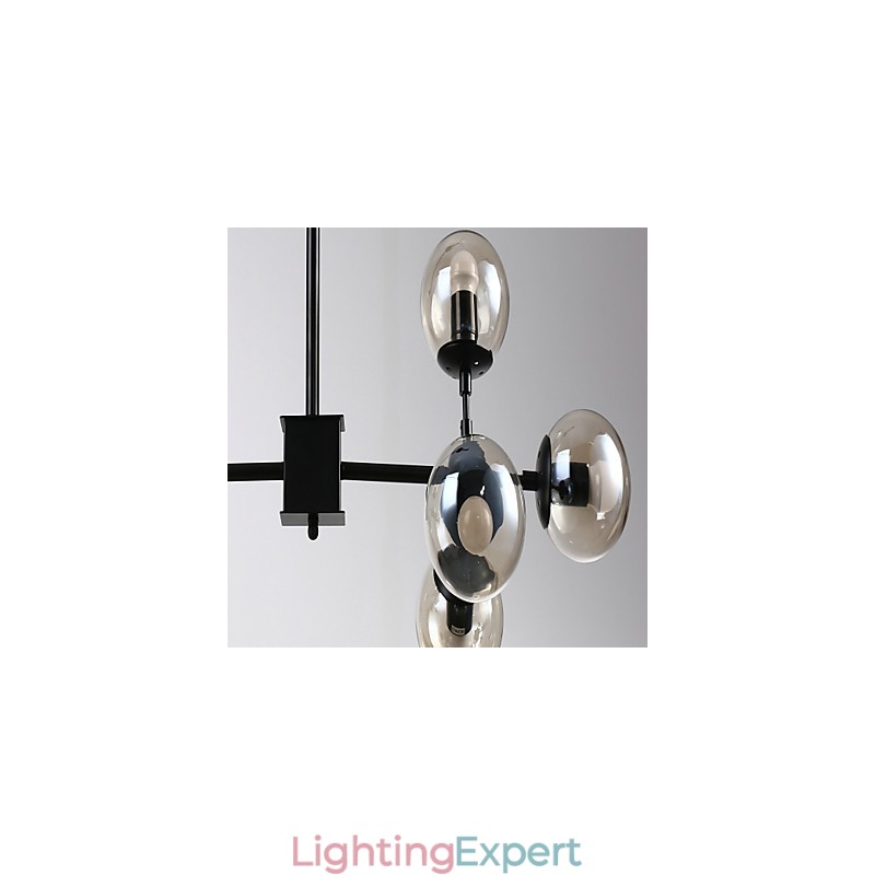 Traditional Classic Retro Painting Feature for Mini Style Metal Chandelier