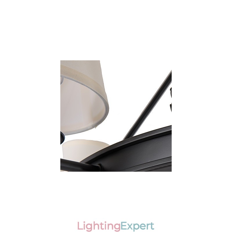 8 Lights Flush Mounted Fixture Chandelier One Light Two Style Modern Contemporary Traditional Classic Rustic Painting