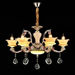 Modern Contemporary Traditional Classic Zinc Alloy Feature for Crystal Mini Style Metal Pendant Light