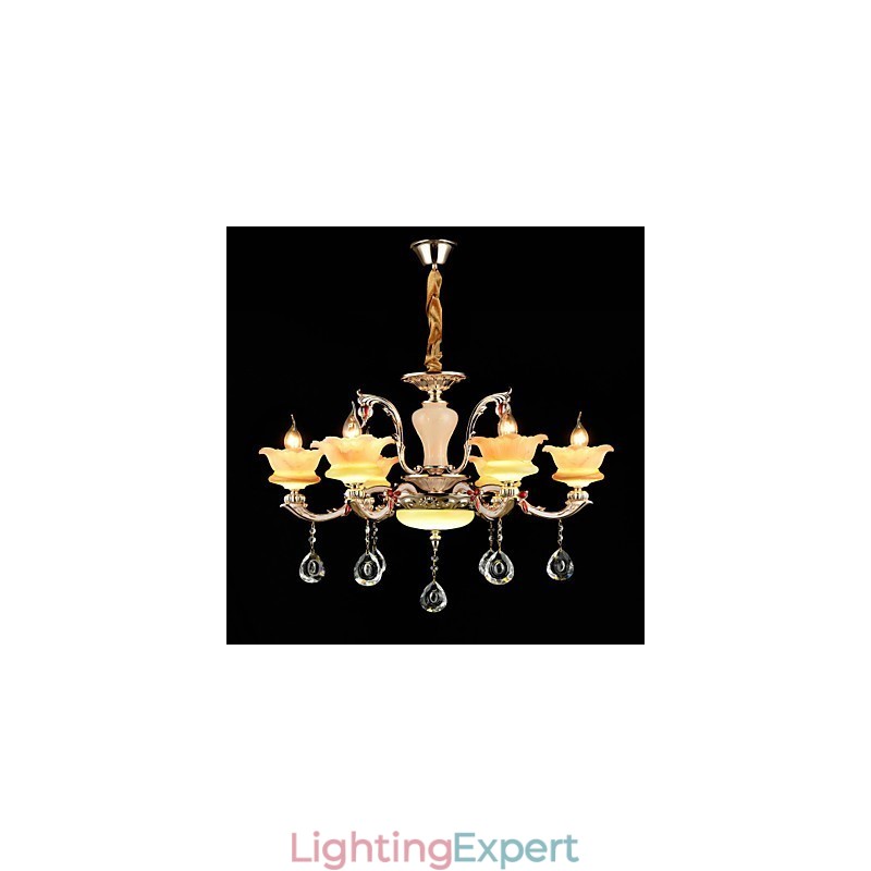 Modern Contemporary Traditional Classic Zinc Alloy Feature for Crystal Mini Style Metal Pendant Light