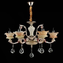 Modern Contemporary Traditional Classic Zinc Alloy Feature for Crystal Mini Style Metal Pendant Light