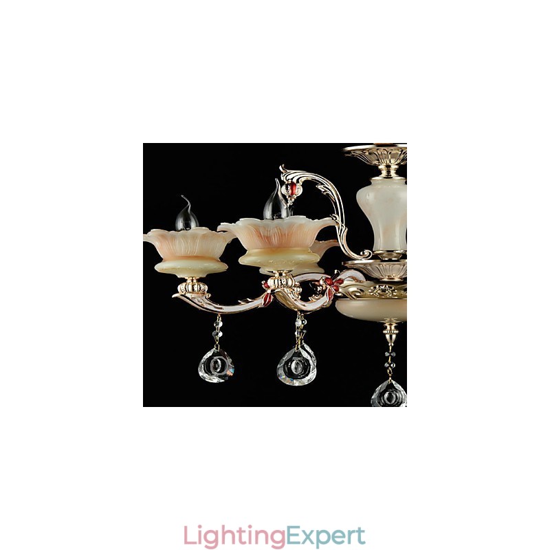 Modern Contemporary Traditional Classic Zinc Alloy Feature for Crystal Mini Style Metal Pendant Light