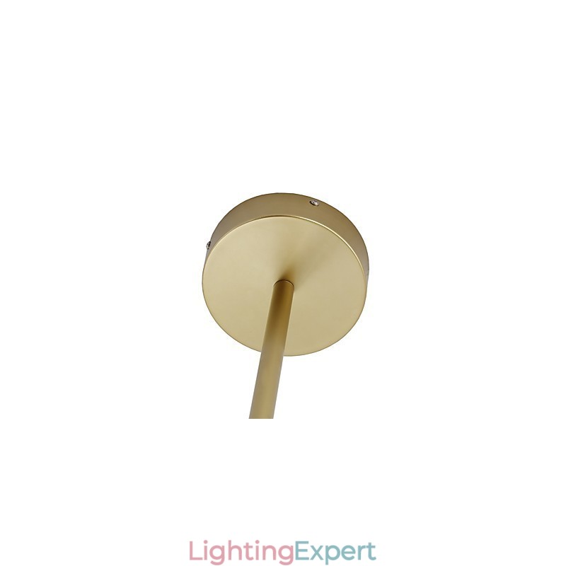 Ten Light Post Modern Europe Style Modo Metal Glass Pendant Lamp the Foyer Decorate Industrial Chandelier Lamp