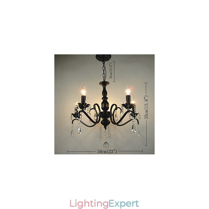 Novelty Lightings European Style Wrought Iron Lamp Originality Individuality Decoration Candle Lamp Chandelier
