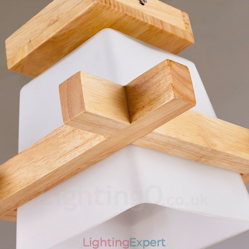 1 Light Modern Contemporary Nordic style Flush Mount Ceiling Lights with Glass Shade