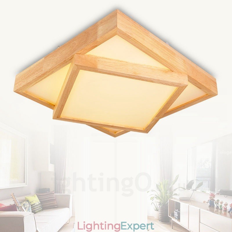 Modern Contemporary Flush Mount Ceiling Lights with Acrylic Shade
