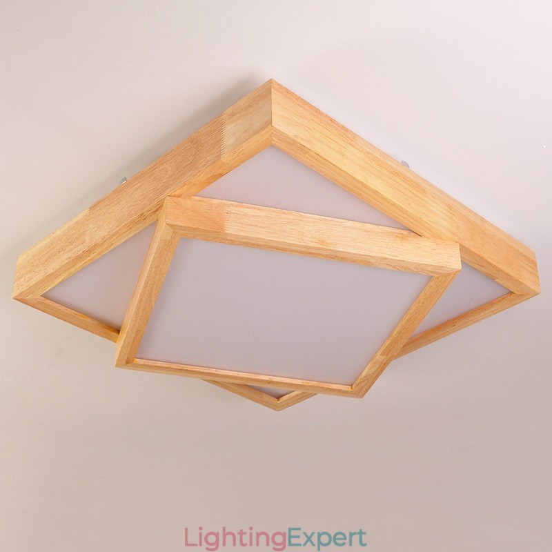 Modern Contemporary Flush Mount Ceiling Lights with Acrylic Shade