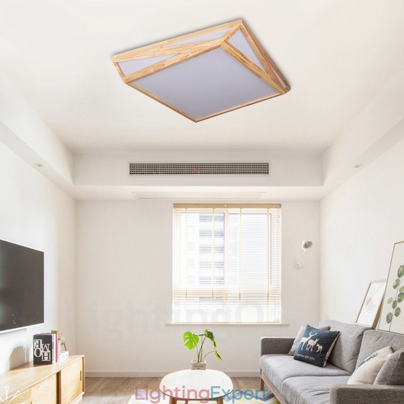 Modern Contemporary Nordic style Flush Mount Ceiling Lights with Acrylic Shade