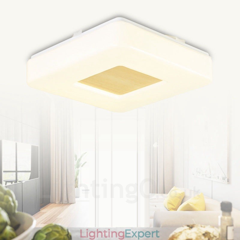 Modern Contemporary Flush Mount Ceiling Lights with Acrylic Shade