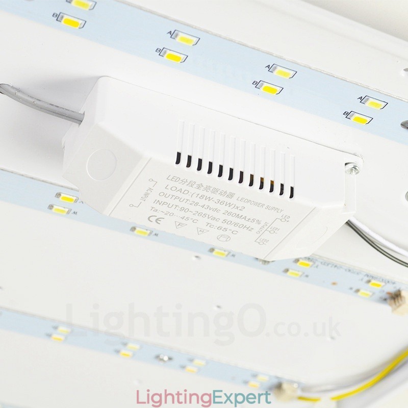 Modern Contemporary Flush Mount Ceiling Lights with Acrylic Shade