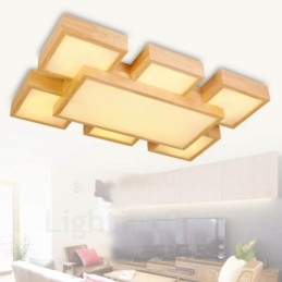 6Modern Contemporary Nordic style Flush Mount Ceiling Lights with Acrylic Shade