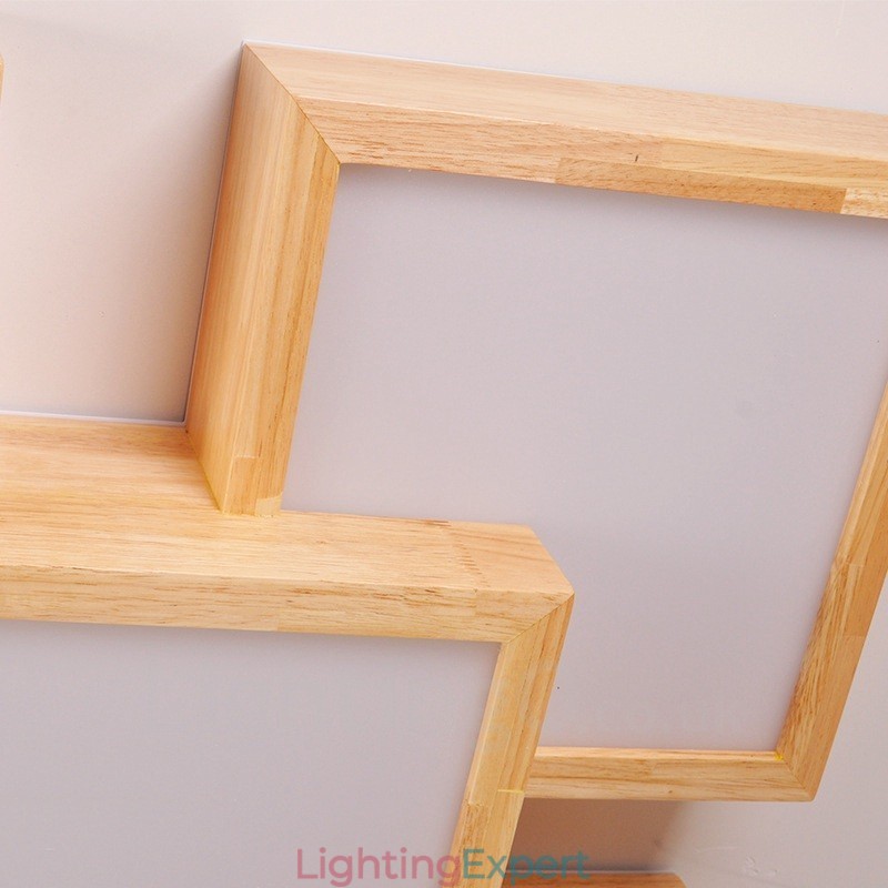 6Modern Contemporary Nordic style Flush Mount Ceiling Lights with Acrylic Shade