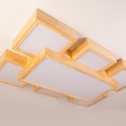 6Modern Contemporary Nordic style Flush Mount Ceiling Lights with Acrylic Shade
