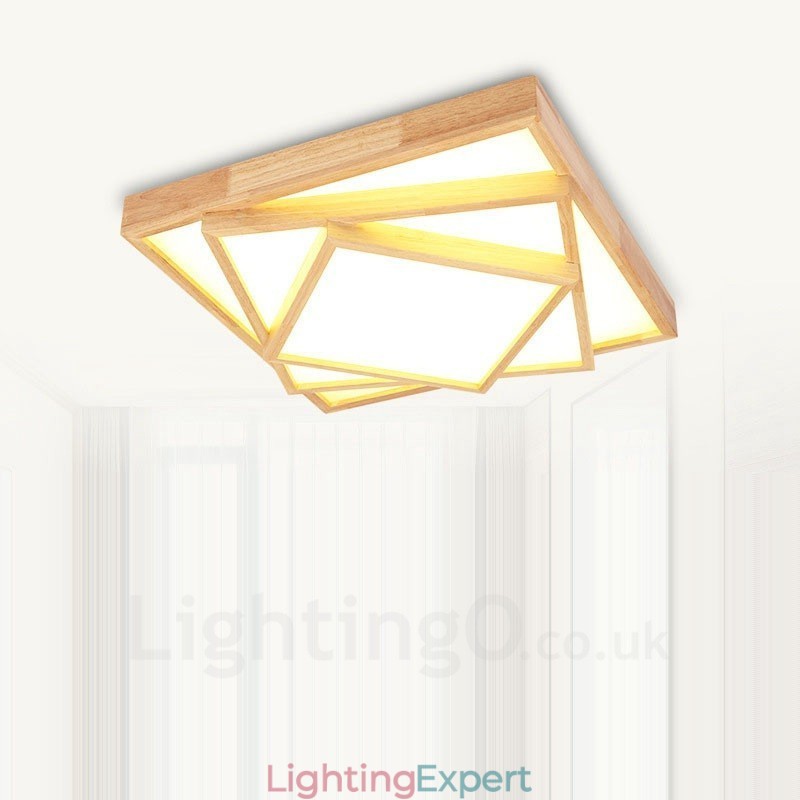 Modern Contemporary Nordic style Flush Mount Ceiling Lights with Acrylic Shade