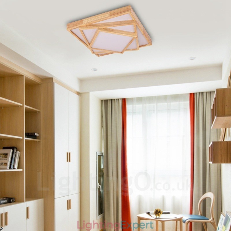 Modern Contemporary Nordic style Flush Mount Ceiling Lights with Acrylic Shade