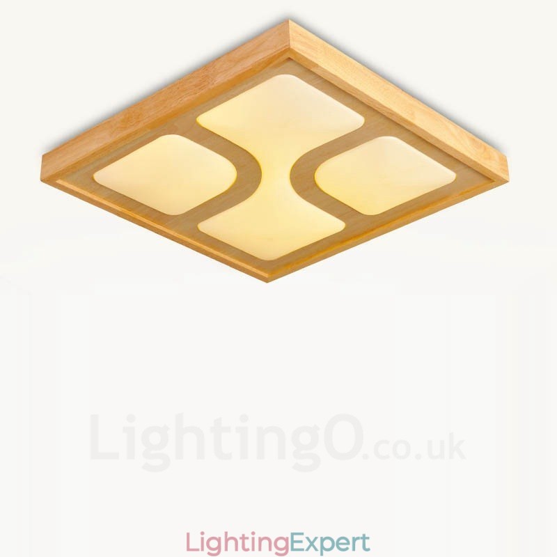 Modern Contemporary Flush Mount Ceiling Lights with Acrylic Shade