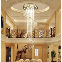 15 Lights Modern Crystal Ceiling Pendant Light Indoor Chandelier Lighting Lamps Fixtures with Bulbs