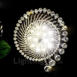 15 Lights Modern Crystal Ceiling Pendant Light Indoor Chandelier Lighting Lamps Fixtures with Bulbs