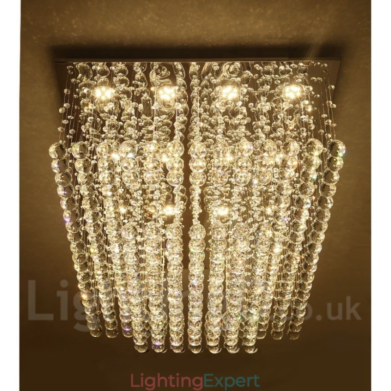 Modern Crystal Ceiling Pendant Light Indoor Chandelier Lighting Lamps Fixtures